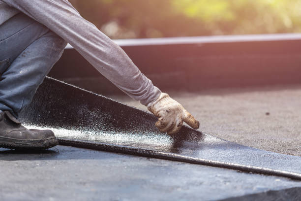 Professional Exterior Waterproofing technician working in Toledo, OH